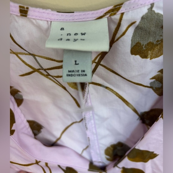 Target Maxi Dress, Purple & Dark Green, size L - Picture 2 of 6